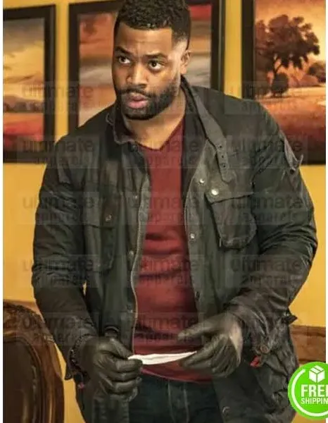 CHICAGO P.D LAROYCE HAWKINS (KEVIN ATWATER) BLACK COTTON JACKET