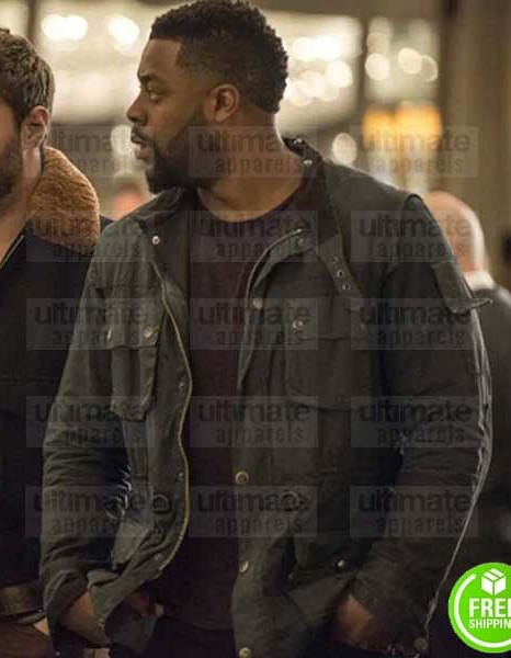 CHICAGO P.D LAROYCE HAWKINS (KEVIN ATWATER) BLACK COTTON JACKET