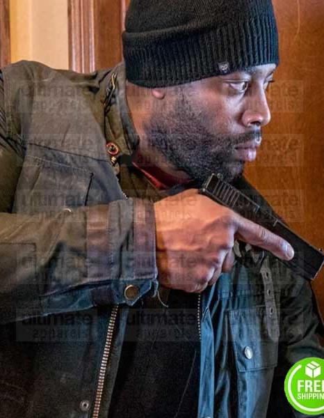 CHICAGO P.D LAROYCE HAWKINS (KEVIN ATWATER) BLACK COTTON JACKET