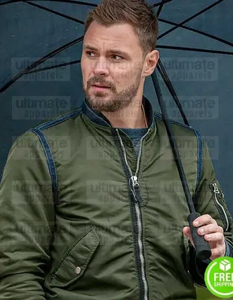 CHICAGO P.D PATRICK JOHN FLUGER (ADAM RUZEK) GREEN COTTON JACKET CHICAGO P.D PATRICK JOHN FLUGER (ADAM RUZEK) GREEN COTTON JACKET