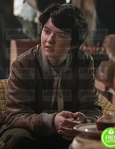 CHILLING ADVENTURES OF SABRINA LACHLAN WATSON (THEO PUTNAM) BOMBER LEATHER JACKET