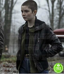 CHILLING ADVENTURES OF SABRINA LACHLAN WATSON (THEO PUTNAM) BLACK LEATHER JACKET CHILLING ADVENTURES OF SABRINA LACHLAN WATSON (THEO PUTNAM) BLACK LEATHER JACKET