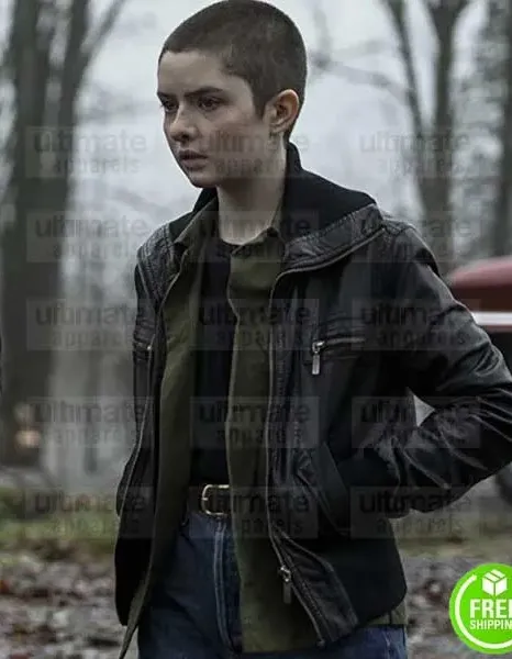 CHILLING ADVENTURES OF SABRINA LACHLAN WATSON (THEO PUTNAM) BLACK LEATHER JACKET CHILLING ADVENTURES OF SABRINA LACHLAN WATSON (THEO PUTNAM) BLACK LEATHER JACKET
