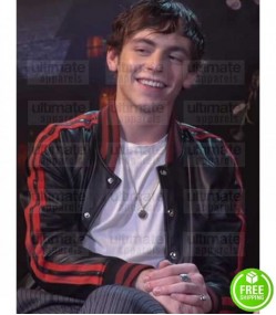 CHILLING ADVENTURES OF SABRINA ROSS LYNCH (HARVEY KINKLE) BOMBER LEATHER JACKET CHILLING ADVENTURES OF SABRINA ROSS LYNCH (HARVEY KINKLE) BOMBER LEATHER JACKET