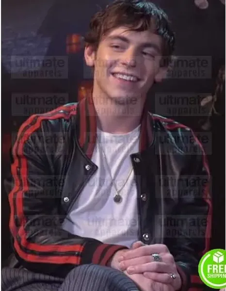 CHILLING ADVENTURES OF SABRINA ROSS LYNCH (HARVEY KINKLE) BOMBER LEATHER JACKET