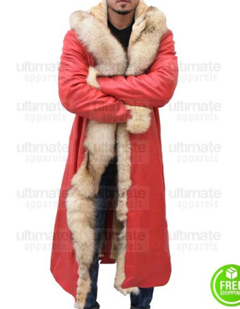 CHRISTMAS CHRONICLES KURT RUSSELL (SANTA CLAUS) LEATHER COAT