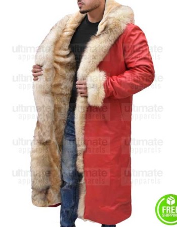 CHRISTMAS CHRONICLES KURT RUSSELL (SANTA CLAUS) LEATHER COAT CHRISTMAS CHRONICLES KURT RUSSELL (SANTA CLAUS) LEATHER COAT