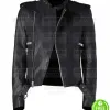 CLASSIC CAFE RACER BLACK LEATHER JACKET CLASSIC CAFE RACER BLACK LEATHER JACKET