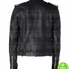 CLASSIC CAFE RACER BLACK LEATHER JACKET CLASSIC CAFE RACER BLACK LEATHER JACKET