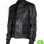 CLASSIC MEN'S BLACK LEATHER VARSITY JACKET