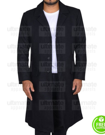 CONSTANTINE KEANU REEVES (JOHN CONSTANTINE) BLACK TRENCH COAT
