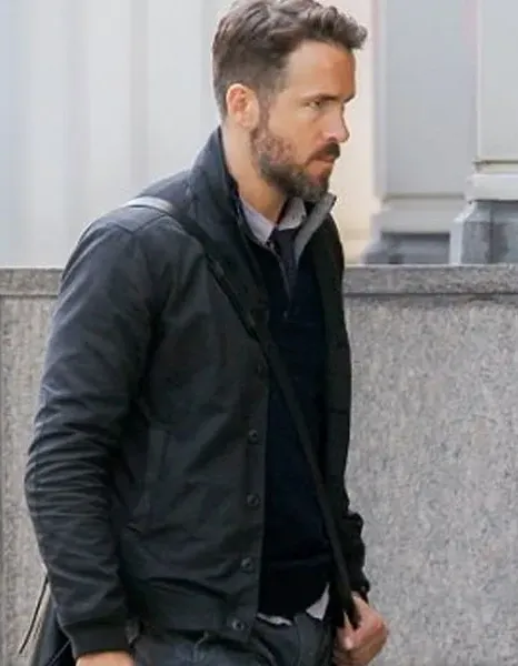 CRIMINAL MOVIE RYAN REYNOLDS BLACK BOMBER JACKET CRIMINAL MOVIE RYAN REYNOLDS BLACK BOMBER JACKET