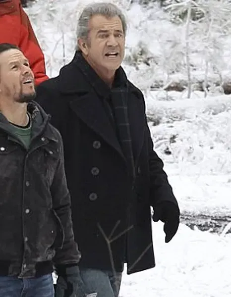 DADDY'S HOME 2 MEL GIBSON BLACK COAT