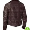 MEN'S DARK BROWN BIKER LEATHER JACKET MEN'S DARK BROWN BIKER LEATHER JACKET