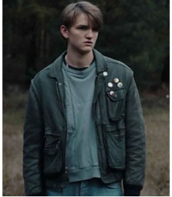 DARK OLIVER MASUCCI BLACK JACKET