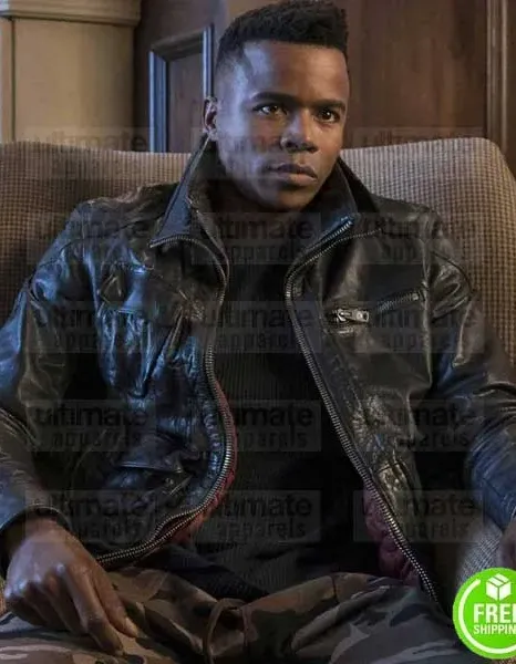 DEAR WHITE PEOPLE MARQUE RICHARDSON (REGGIE GREEN) BROWN LEATHER JACKET DEAR WHITE PEOPLE MARQUE RICHARDSON (REGGIE GREEN) BROWN LEATHER JACKET