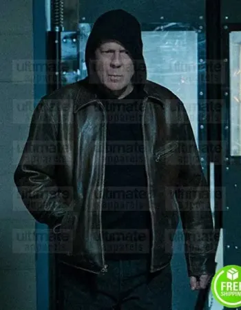 DEATH WISH BRUCE WILLIS (PAUL KERSEY) BROWN LEATHER JACKET