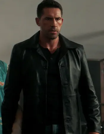 DEBT COLLECTORS SCOTT ADKINS BLACK JACKET