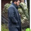 DEFENDING JACOB CHRIS EVANS (ANDY BARBER) GREY WOOL COAT