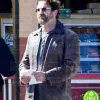 Den of Thieves Gerard Butler Big Nick Brown Leather Jacket