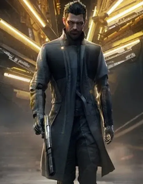 DEUS EX MANKIND DIVIDED GAME ADAM JENSEN BLACK COAT DEUS EX MANKIND DIVIDED GAME ADAM JENSEN BLACK COAT