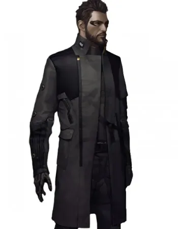 DEUS EX MANKIND DIVIDED GAME ADAM JENSEN BLACK COAT
