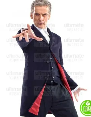 DOCTOR WHO PETER CAPALADI BLACK COAT DOCTOR WHO PETER CAPALADI BLACK COAT