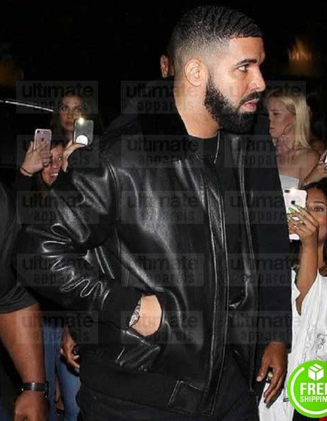 DRAKE BLACK FUR COLLAR LEATHER JACKET DRAKE BLACK FUR COLLAR LEATHER JACKET