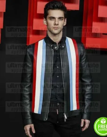 ELITE PREMIERE ALVARO RICO (BENAVENT VILLADA) BLACK LEATHER JACKET