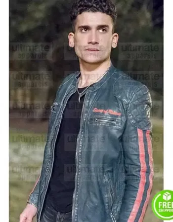 ELITE JAIME LORENTE (FERNANDO) BLACK LEATHER JACKET