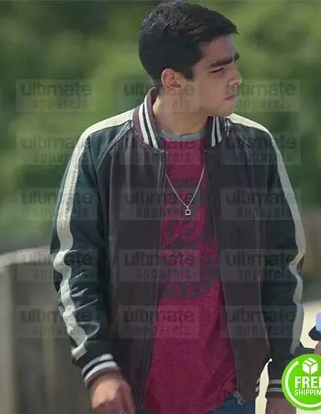 ELITE OMAR AYUSO (OMAR) VARSITY BOMBER COTTON JACKET ELITE OMAR AYUSO (OMAR) VARSITY BOMBER COTTON JACKET