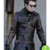 FACTORY GIRL HAYDEN CHRISTENSEN (MUSICIAN) DISTRESSED LEATHER JACKET FACTORY GIRL HAYDEN CHRISTENSEN (MUSICIAN) DISTRESSED LEATHER JACKET