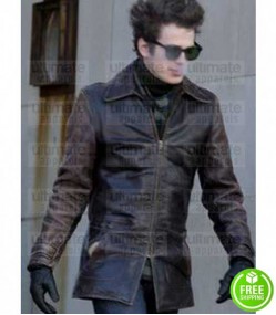 FACTORY GIRL HAYDEN CHRISTENSEN (MUSICIAN) DISTRESSED LEATHER JACKET