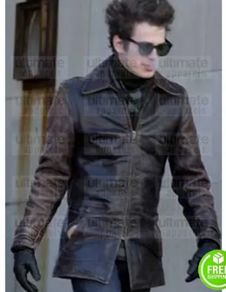FACTORY GIRL HAYDEN CHRISTENSEN (MUSICIAN) DISTRESSED LEATHER JACKET FACTORY GIRL HAYDEN CHRISTENSEN (MUSICIAN) DISTRESSED LEATHER JACKET
