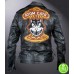 FALLOUT 4 ATOM CATS BLACK DISTRESSED LEATHER JACKET