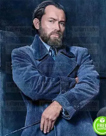 FANTASTIC BEASTS THE CRIMES OF GRINDELWALD JUDE LAW (ALBUS DUMBLEDORE) WOOL COAT FANTASTIC BEASTS THE CRIMES OF GRINDELWALD JUDE LAW (ALBUS DUMBLEDORE) WOOL COAT