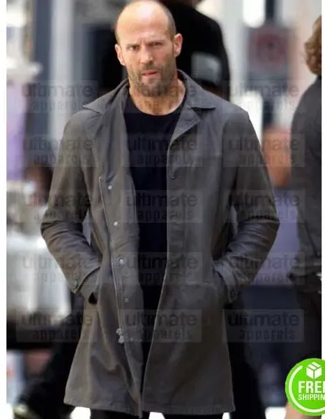 FAST AND FURIOUS 8 JASON STATHAM (DECKARD SHAW) COTTON COAT FAST AND FURIOUS 8 JASON STATHAM (DECKARD SHAW) COTTON COAT