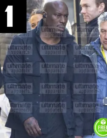 FAST AND FURIOUS 9 TYRESE GIBSON (ROMAN PEARCE) BLACK/GREEN  COTTON JACKET