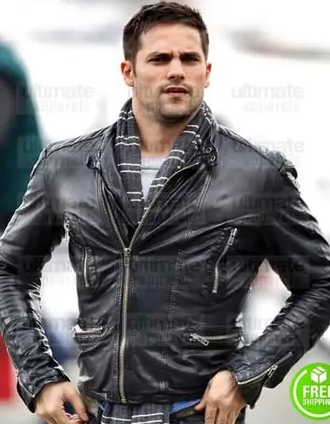 FIFTY SHADES FREED BRANT DAUGHERTY (SAWYER) LEATHER JACKET FIFTY SHADES FREED BRANT DAUGHERTY (SAWYER) LEATHER JACKET