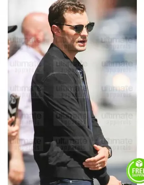 FIFTY SHADES FREED JAMIE DORMAN (CHRISTIAN GREY) BLACK SUEDE JACKET FIFTY SHADES FREED JAMIE DORMAN (CHRISTIAN GREY) BLACK SUEDE JACKET