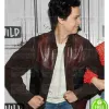 FIVE FEET APART COLE SPROUSE (WILL) BROWN LEATHER JACKET