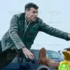 FRACTURED SAM WORTHINGTON (RAY MONROE) BLACK COTTON JACKET FRACTURED SAM WORTHINGTON (RAY MONROE) BLACK COTTON JACKET
