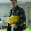 FRACTURED SAM WORTHINGTON (RAY MONROE) BLACK COTTON JACKET FRACTURED SAM WORTHINGTON (RAY MONROE) BLACK COTTON JACKET