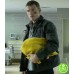 FRACTURED SAM WORTHINGTON (RAY MONROE) BLACK COTTON JACKET