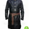 GAME OF THRONES JAIME LANNISTER BLACK LEATHER COSTUME COAT GAME OF THRONES JAIME LANNISTER BLACK LEATHER COSTUME COAT
