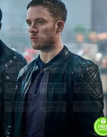 GANGS OF LONDON JOE COLE (SEAN WALLACE) BLACK LEATHER JACKET