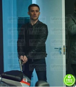 GANGS OF LONDON JOE COLE (SEAN WALLACE) BLACK LEATHER JACKET