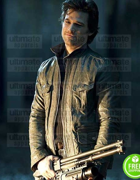 GHOST RIDER SPIRIT OF VENGEANCE JOHNNY WHITWORTH BLACK LEATHER JACKET