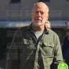 GLASS BRUCE WILLIS (DAVID DUNN) GREEN COTTON JACKET