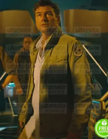 GODZILLA KING OF THE MONSTER KYLE CHANDLER (MARK RUSSELL) GREEN JACKET